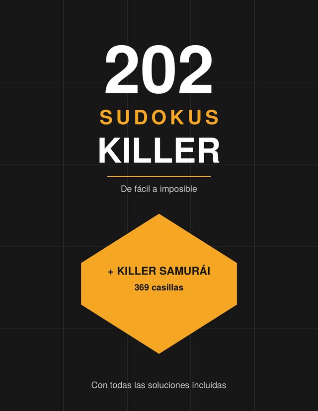 Portada de 202 Sudokus Killer